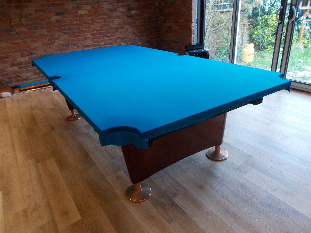 American 9ft pool table install rerubber and cover near Wolverhampton