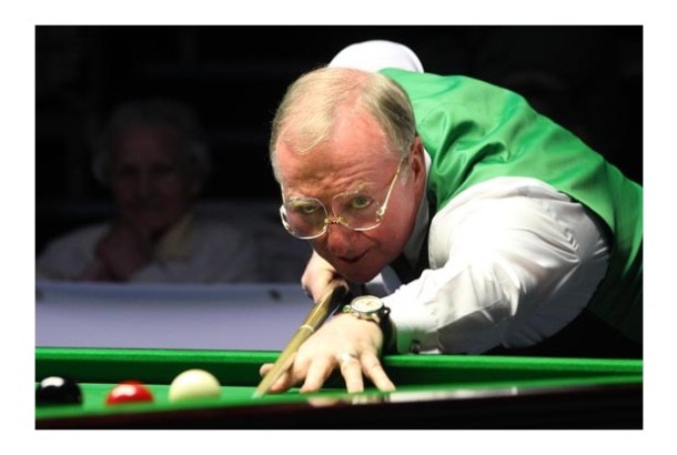 dennis taylor at the table