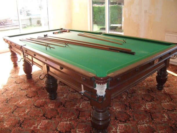 George wright boston table with long rests and balls